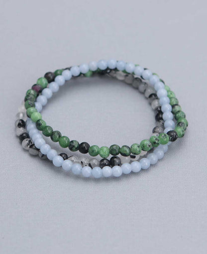 Energy Bracelets For Spiritual Intention, Set Of 3