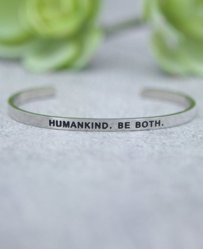 Humankind Inspirational Cuff Bracelet