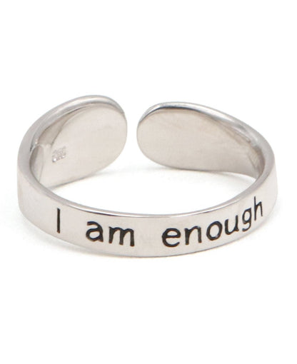 I Am Enough Affirmation Ring