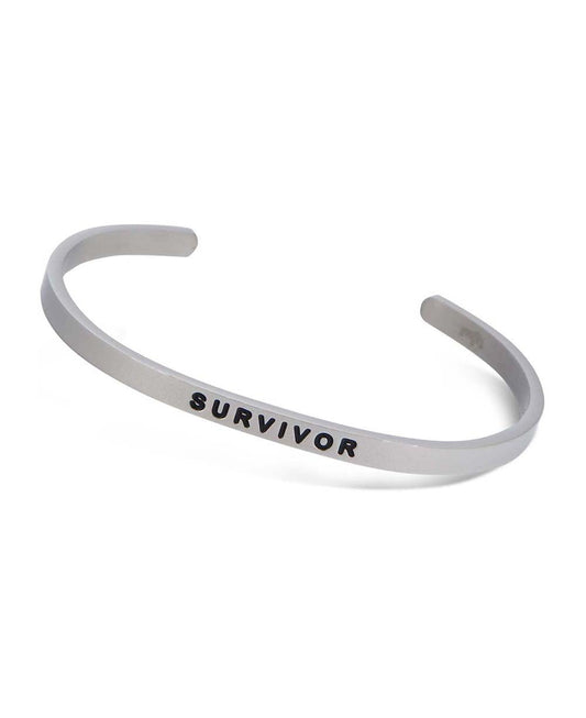 Inspirational Cuff Bracelet, Survivor