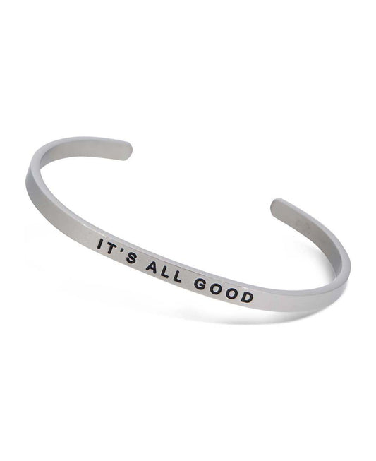 It’s All Good Inspirational Cuff Bracelet