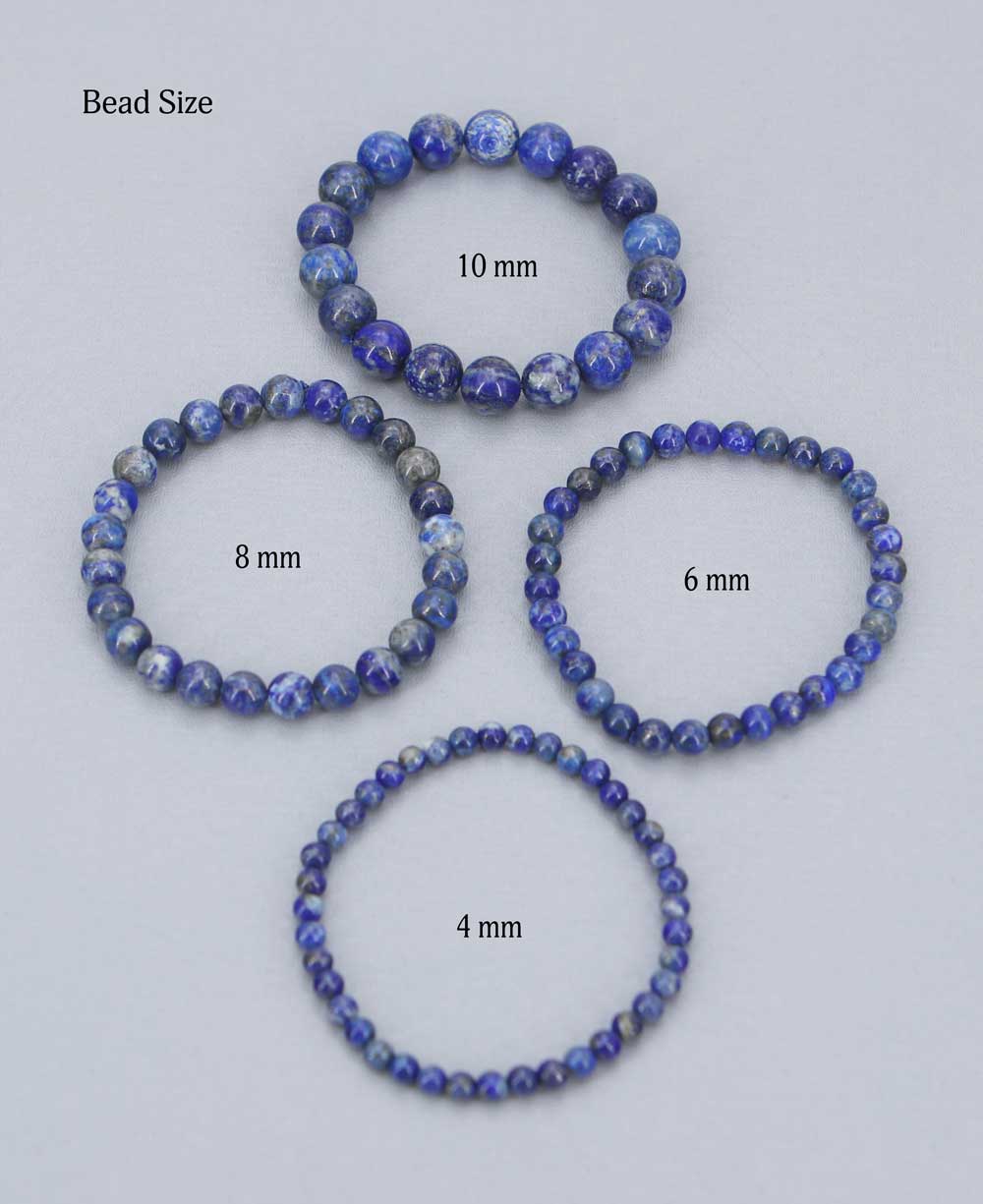 Lapis Lazulli Gemstone Bead Bracelet