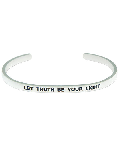 Let Truth Be Your Light Cuff Bracelet