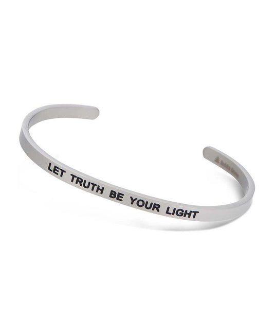 Let Truth Be Your Light Cuff Bracelet