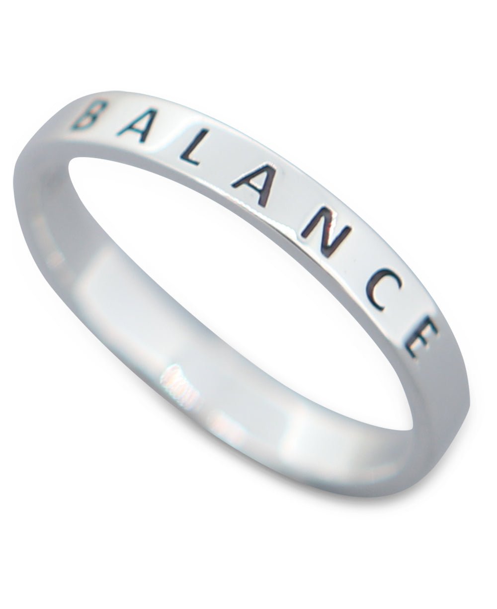 Minimalist Stainless Steel Balance Ring For Men And Women