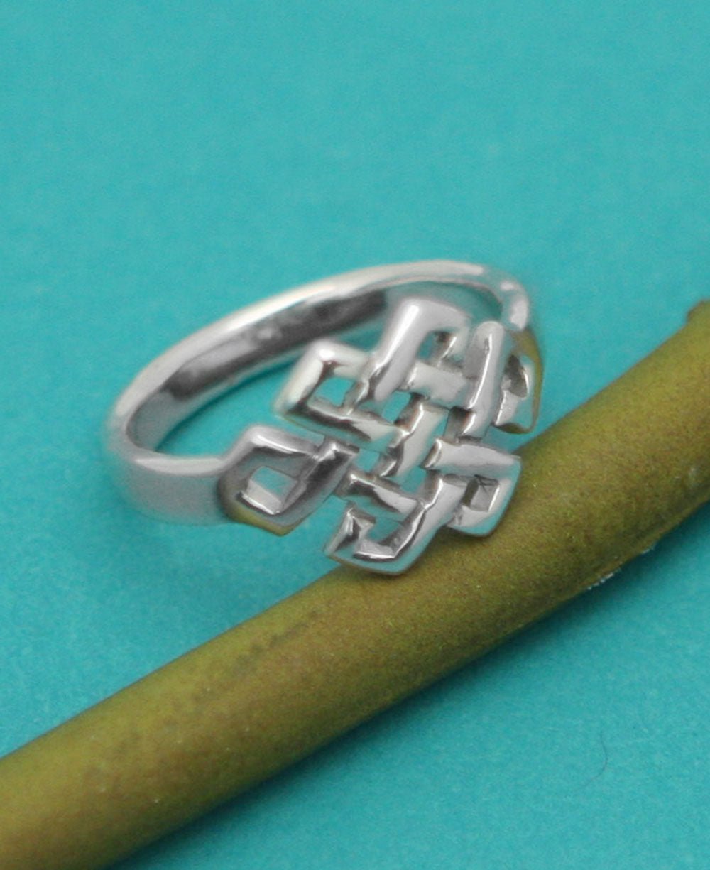 Stainless Steel Infinite Knot Ring