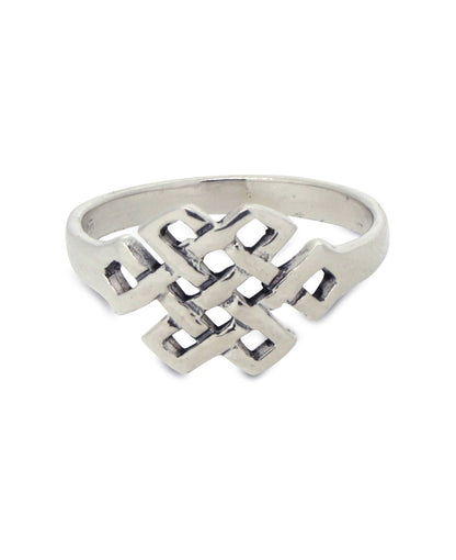 Stainless Steel Infinite Knot Ring