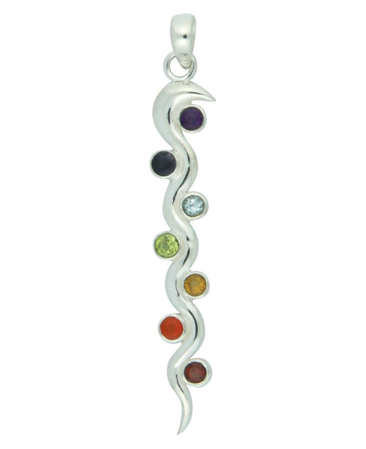 Stainless Steel Kundalini Chakra Pendant