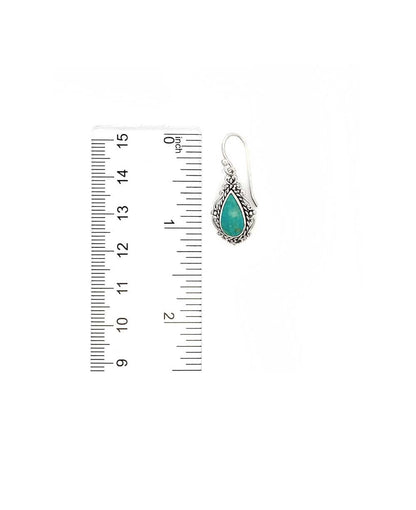 Stainless Steel Turquoise Earrings