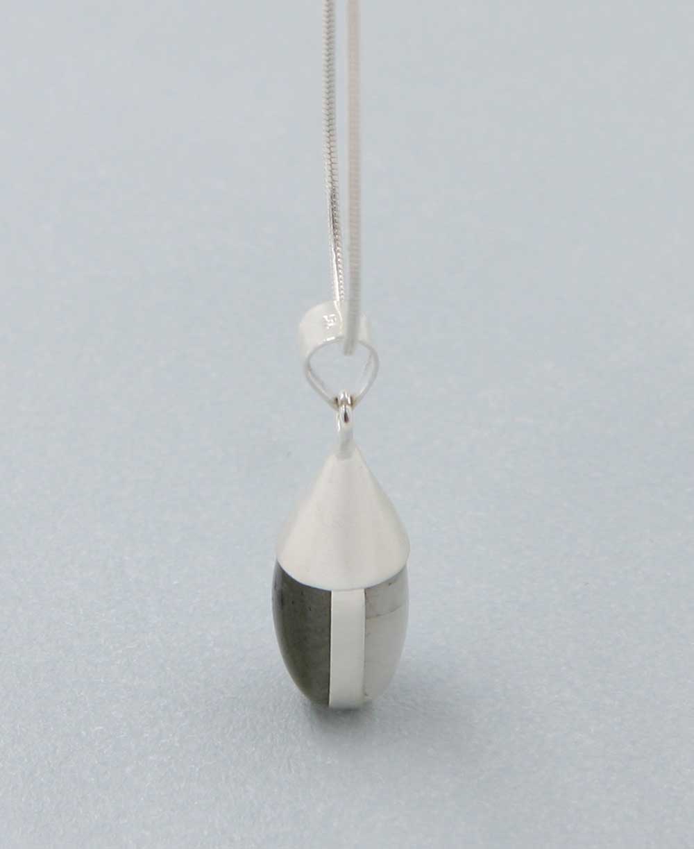 Trust And Intuition Two-Sided Gemstone Drop Pendant