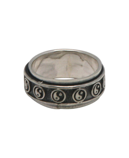 Yin Yang Spinning Meditation Ring For Men And Women