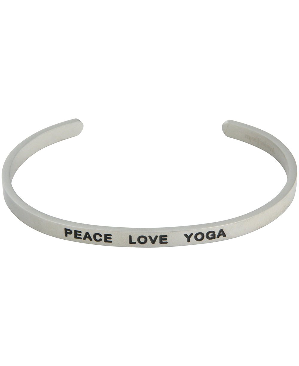 Yoga Love Stackable Cuff Bracelet